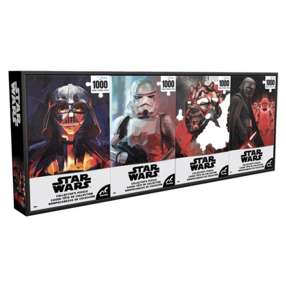 Star Wars 1000 Piece Puzzles Pack of 4 Star Wars Novelty Collectors NEW SEALED